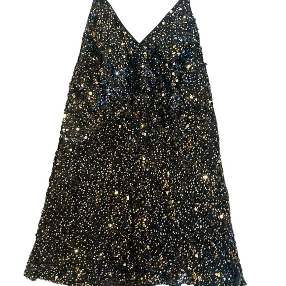 LULU’S NWT Force Of Fashion Black Backless Sequin Mini Dress - Picture 8 of 11